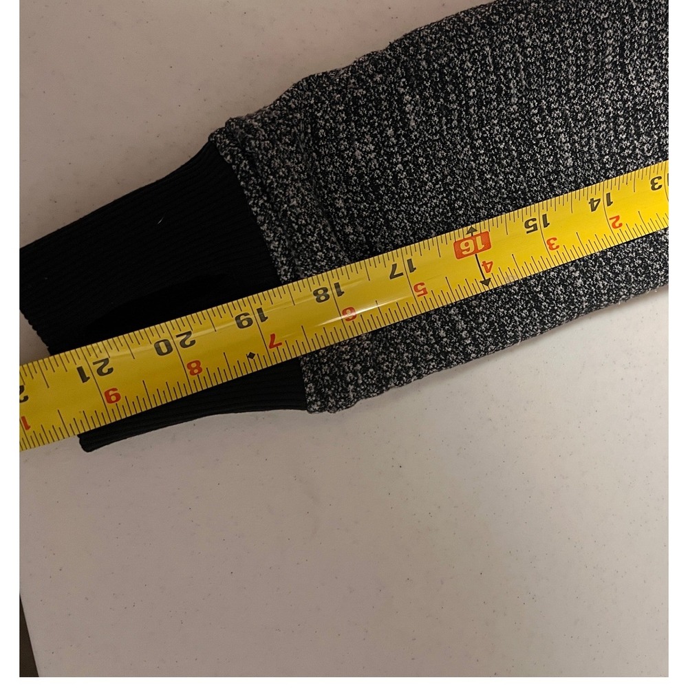 Lululemon Daily Yoga Jacket Womens 6 Coco Pique Black Gray Full Zip Thumbholes - Picture 14 of 14